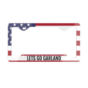Lets Go Garland License Plate Frame Arrest and Convict Trump License Plate Frame